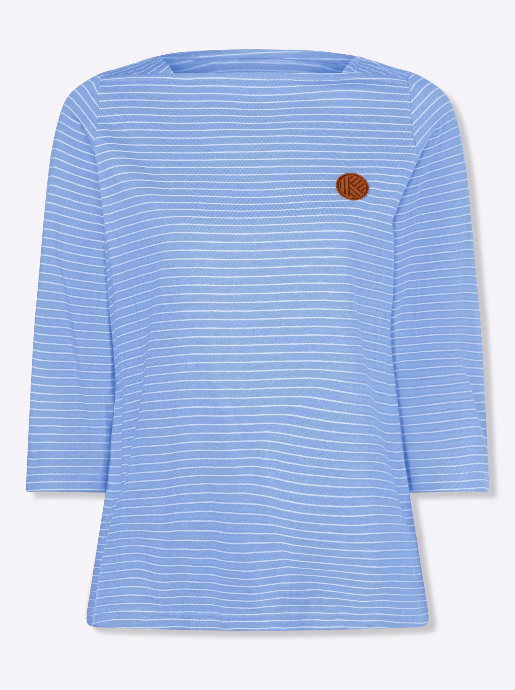 Sieh an! T-Shirt Ringelshirt 3/4-Arm