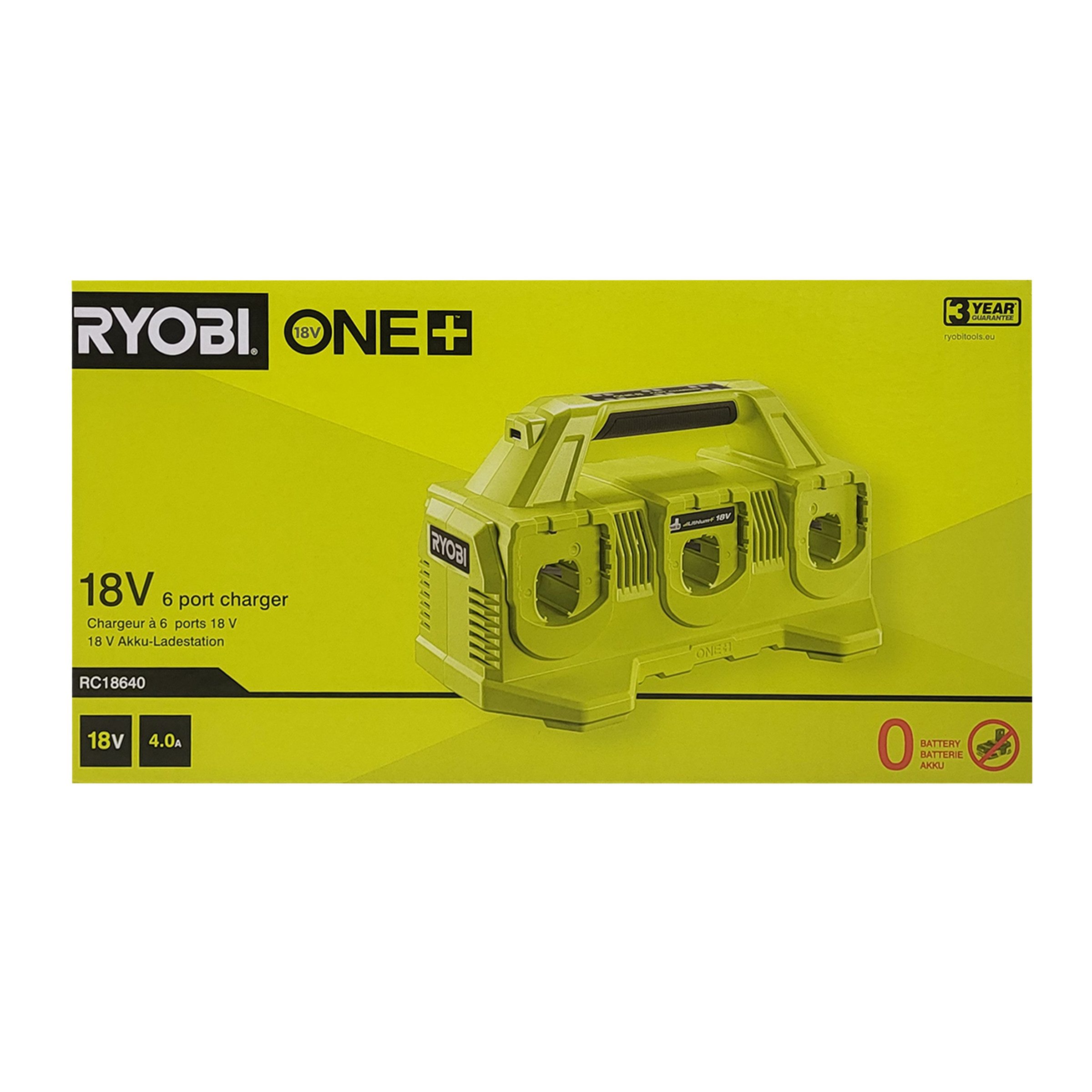 Ryobi Ryobi RC18120 2,5Ah Ladegerät und Akku Set 18 V ONE+ Akku-Set (1 St)