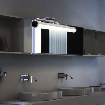 etc-shop LED Wandleuchte, LED-Leuchtmittel fest verbaut, Warmweiß, Spiegelleuchte Badezimmer Wandleuchte Bilderleuchte Wandlampe