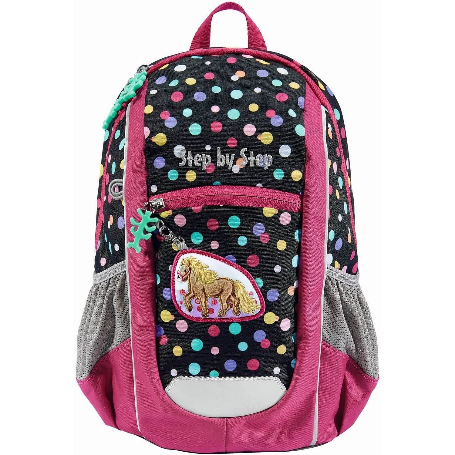 Step by Step Kinderrucksack Junior KIGA MAXI Rucksack-Set Pony Lotta 2-tlg.