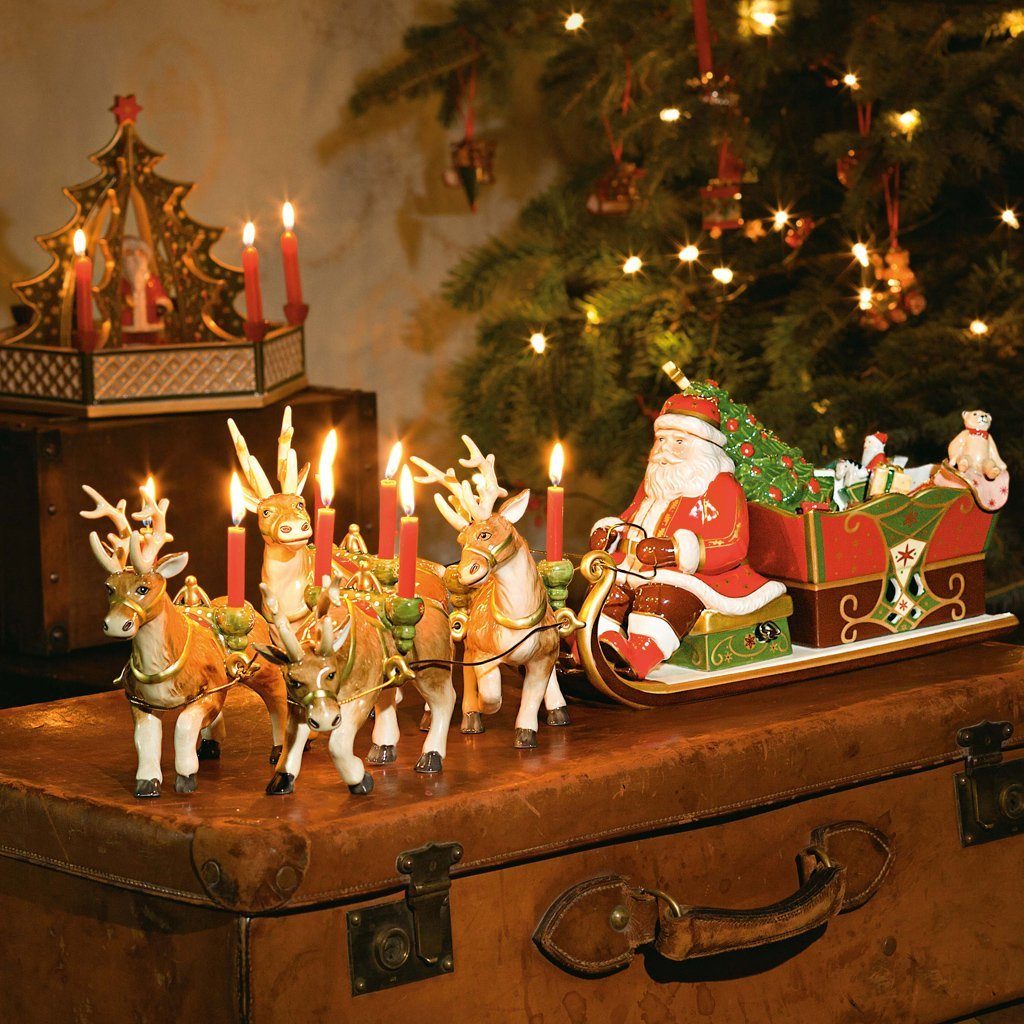 Villeroy & Boch Dekofigur Christmas Toys Memory Santa's Schlitten 22x70x16cm (1 St)