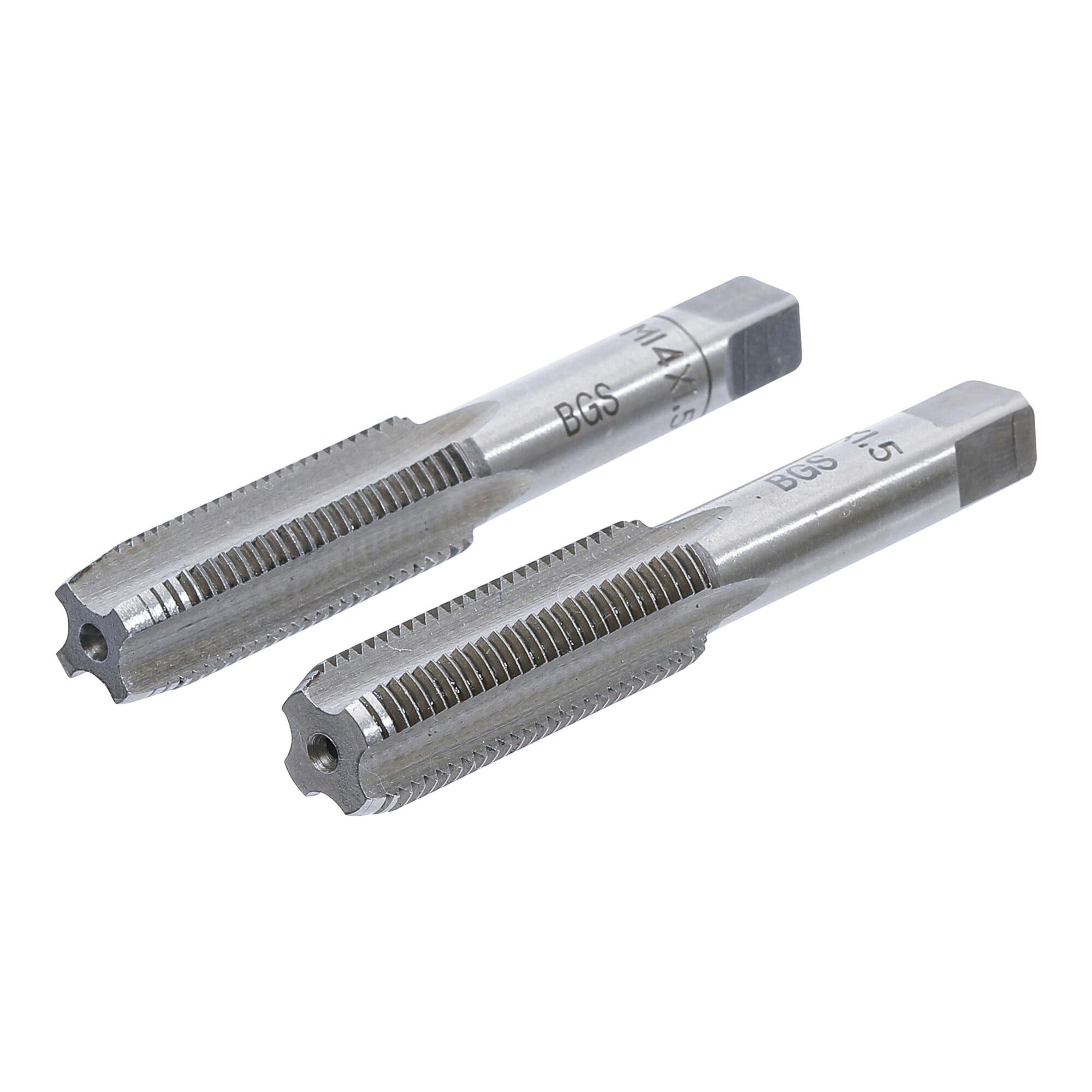 BGS technic Gewindeschneider BGS Gewindebohrer Vor- und Fertigschneider M14 x 1,5, 2-tlg. 2 Stk