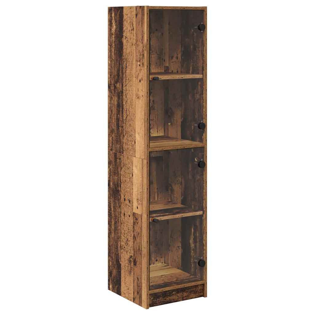 vidaXL Highboard Highboard Altholz 35 x 37 x 142 cm Holzwerkstoff (1 St)