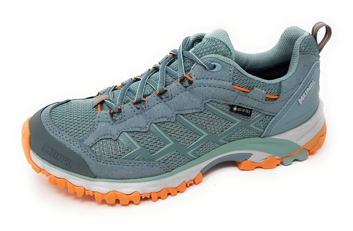 Wanderschuh linde/orange Meindl Outdoorschuh