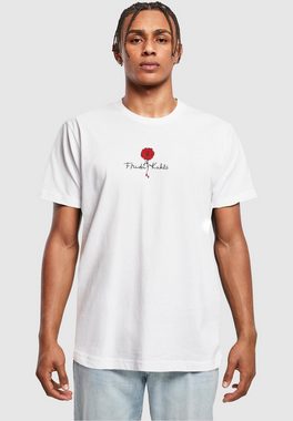 Merchcode T-Shirt Merchcode Herren Frida Kahlo - Logo rose T-Shirt Round Neck (1-tlg)