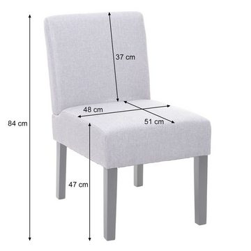 MCW Esszimmerstuhl MCW-F61-2 (Set, 2 St), 2er-Set, Abgerundete Sitz- und Rückenfläche, Extra lange Sitzfläche