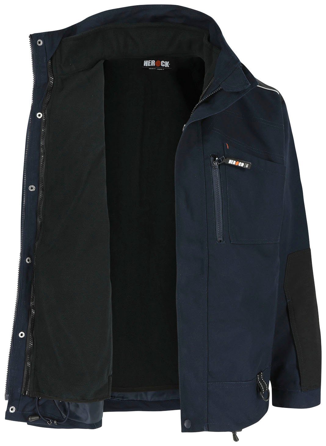 wasserfest, Perseus marine Arbeitsjacke Herock mit rausnehmbarem winddichtem Bodywarmer Atmungsaktiv,