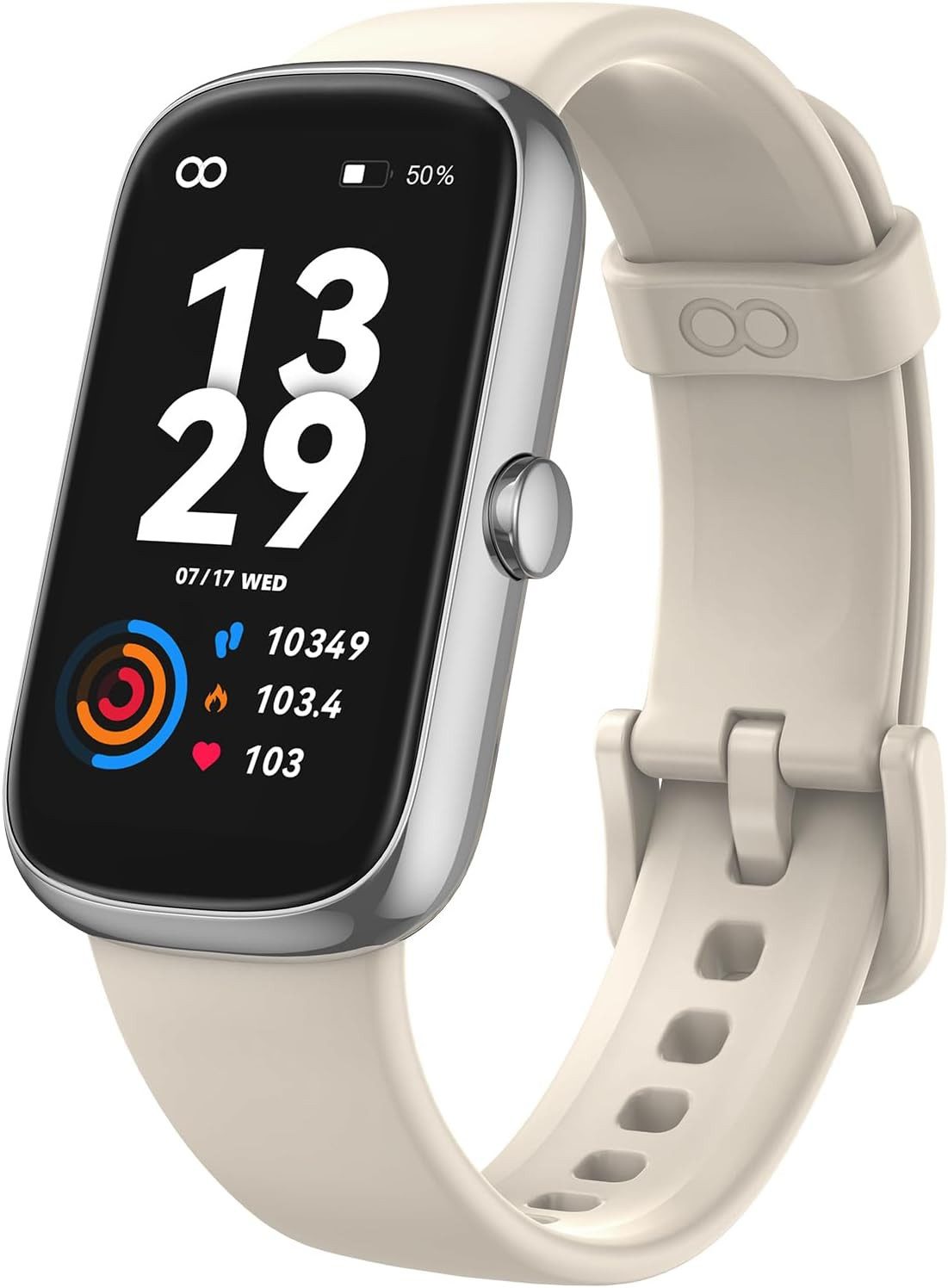 anyloop Elegante Fitnessuhr mit 1,47'' TFT, Gesundheits- & Aktivitätstracker Smartwatch (Android iOS), Touchscreen, Multisport-Tracker, kabelloses Laden