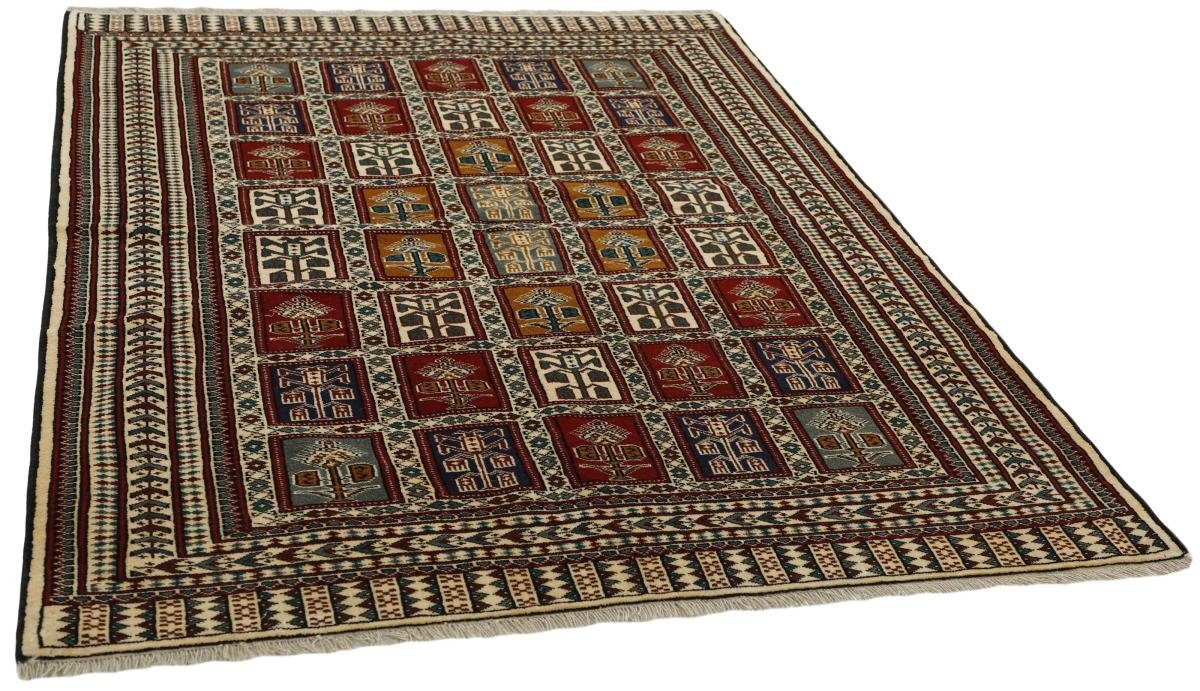 Orientteppich Turkaman 149x223 Handgeknüpfter Trading, Nain 6 mm Perserteppich, rechteckig, Orientteppich Höhe: 
