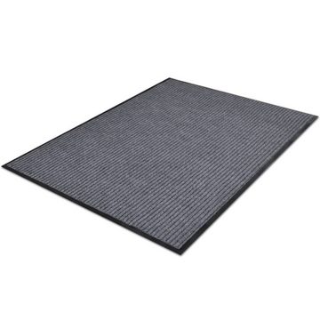 Fußmatte Fußmatte PVC Grau 90x150 cm, vidaXL, Rechteckig