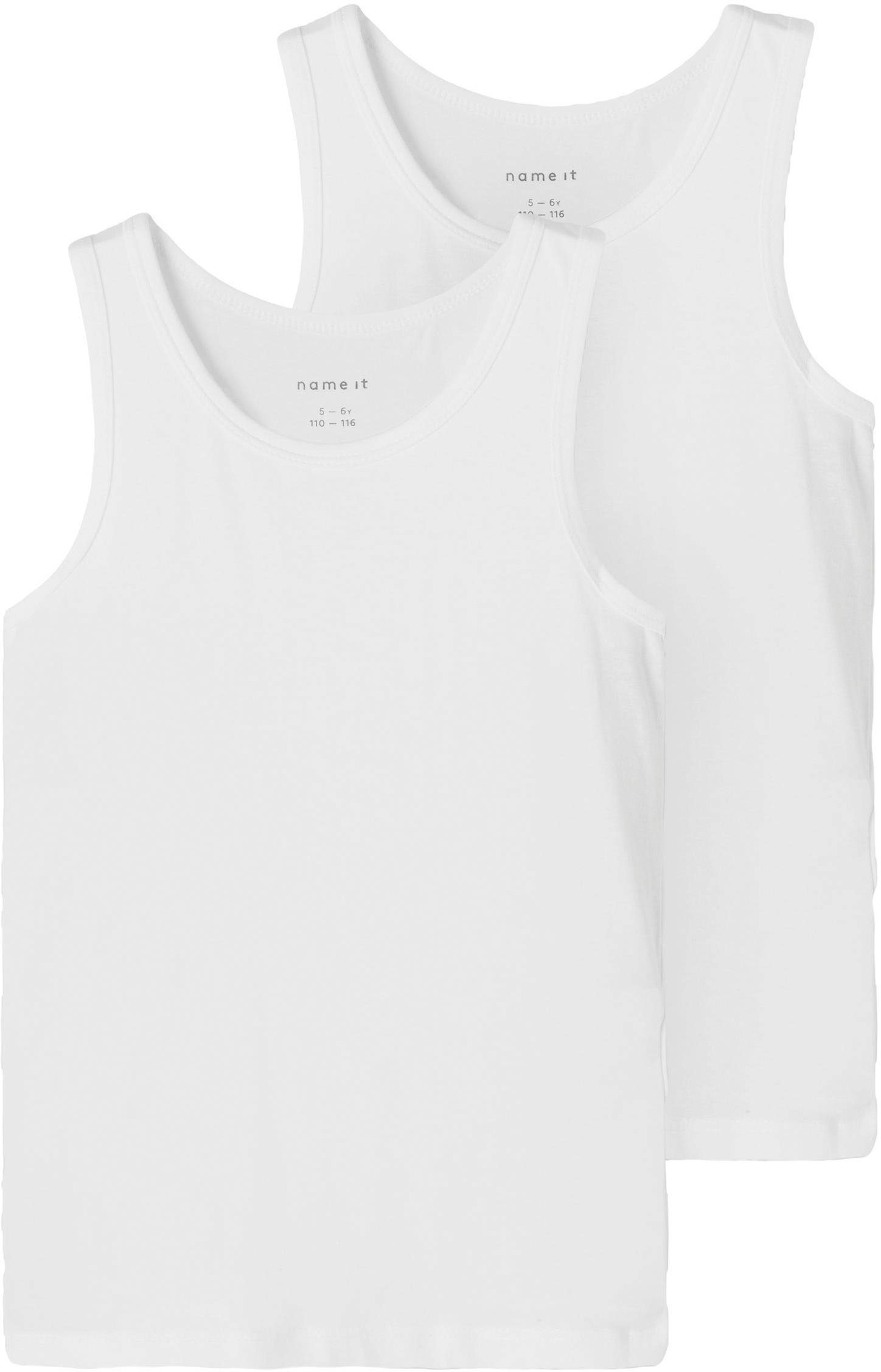 TOP Name 2-St) It white (Packung, NKMTANK 2P bright Unterhemd