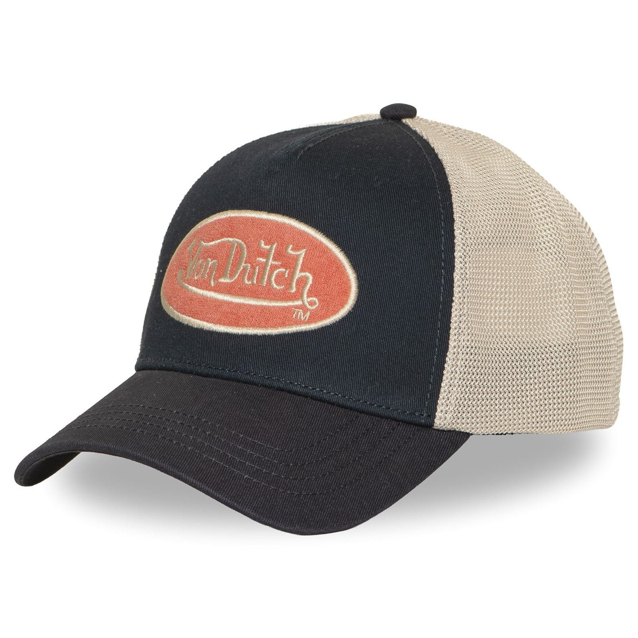 Von Dutch Trucker Cap Von Dutch Originals Trucker Cap - CALIFORNIA TERRY PATCH Mesh (Basecap, Basecap, Meshcap, Trucker Kappe)
