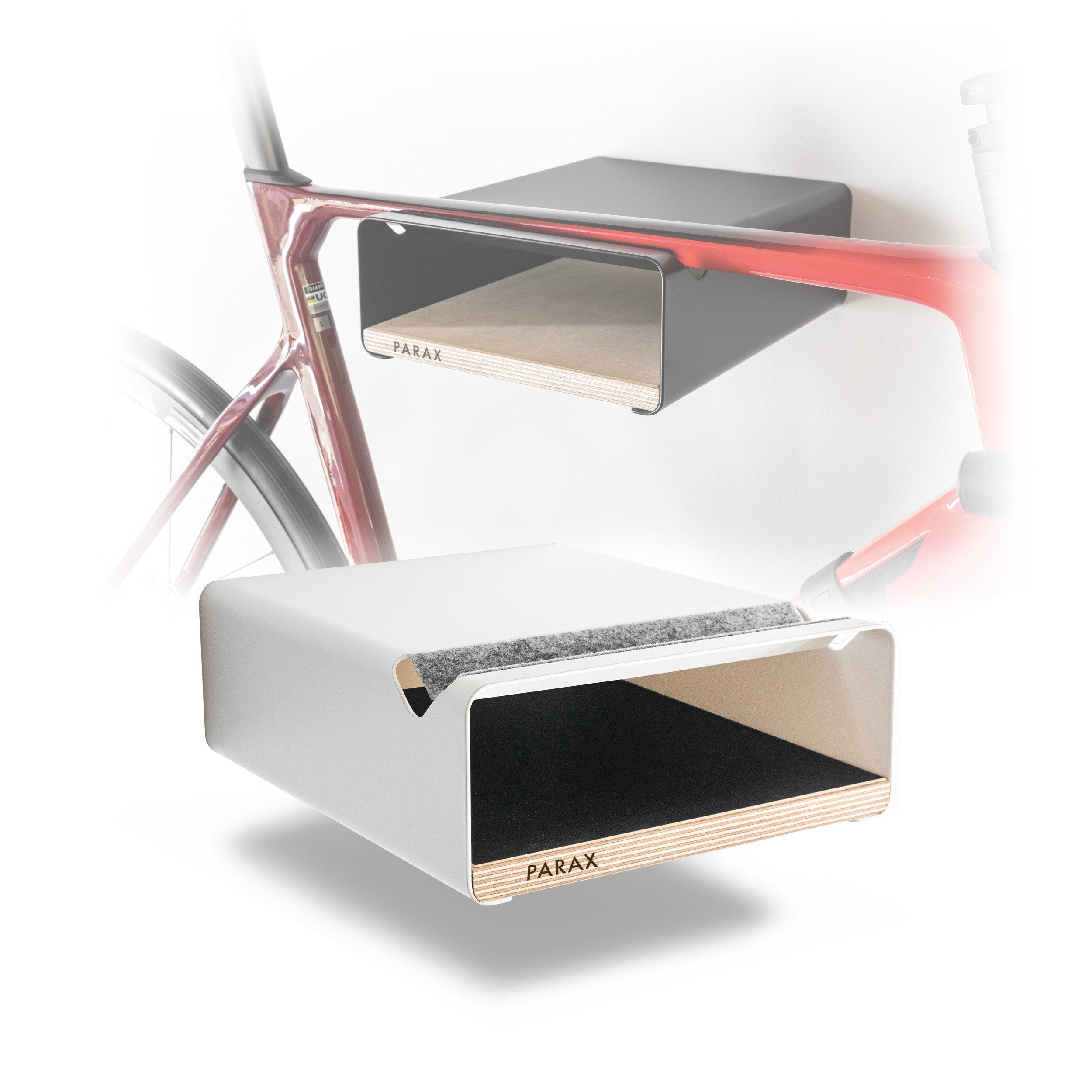 PARAX Fahrradwandhalterung S-RACK