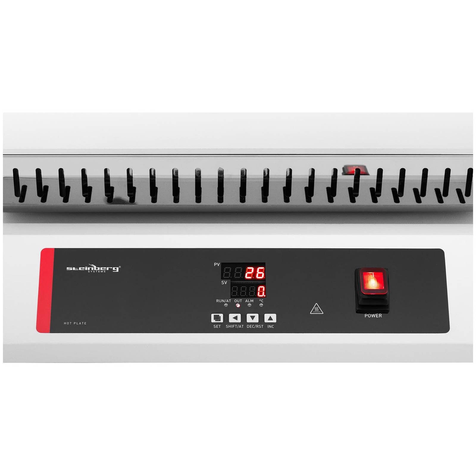 Steinberg Systems Heizgerät Laborheizplatte Heizplatte mit Temperaturregelung 2650 W 45 x 35 cm, verschiedene Größen