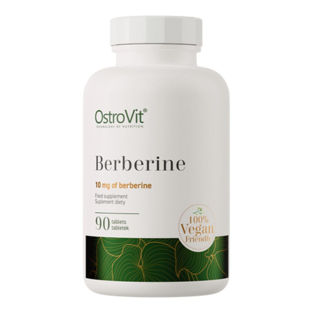 OstroVit OstroVit Berberin 90 Tabletten 500mg Wurzel Extrakt Berberine Berberis Kapseln, 86 g, Berberitzenwurzelextrakt, standardisiert auf 2% Berberin