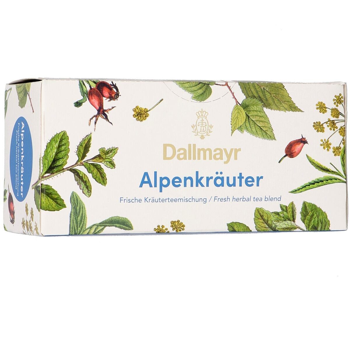 DALLMAYR Tee Alpenkräuter, 25 Aufgussbeutel, Kräuterteemischung