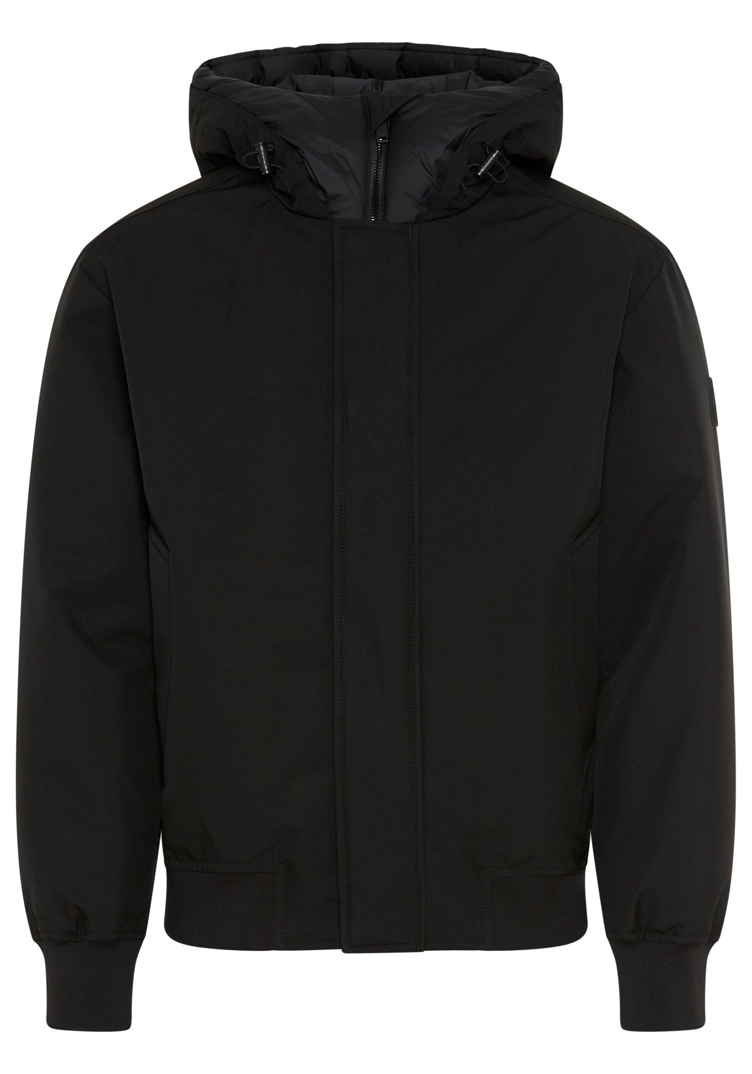 BOSS ORANGE Bomberjacke Osis1 mit gefütterter Kapuze, Relaxed Fit