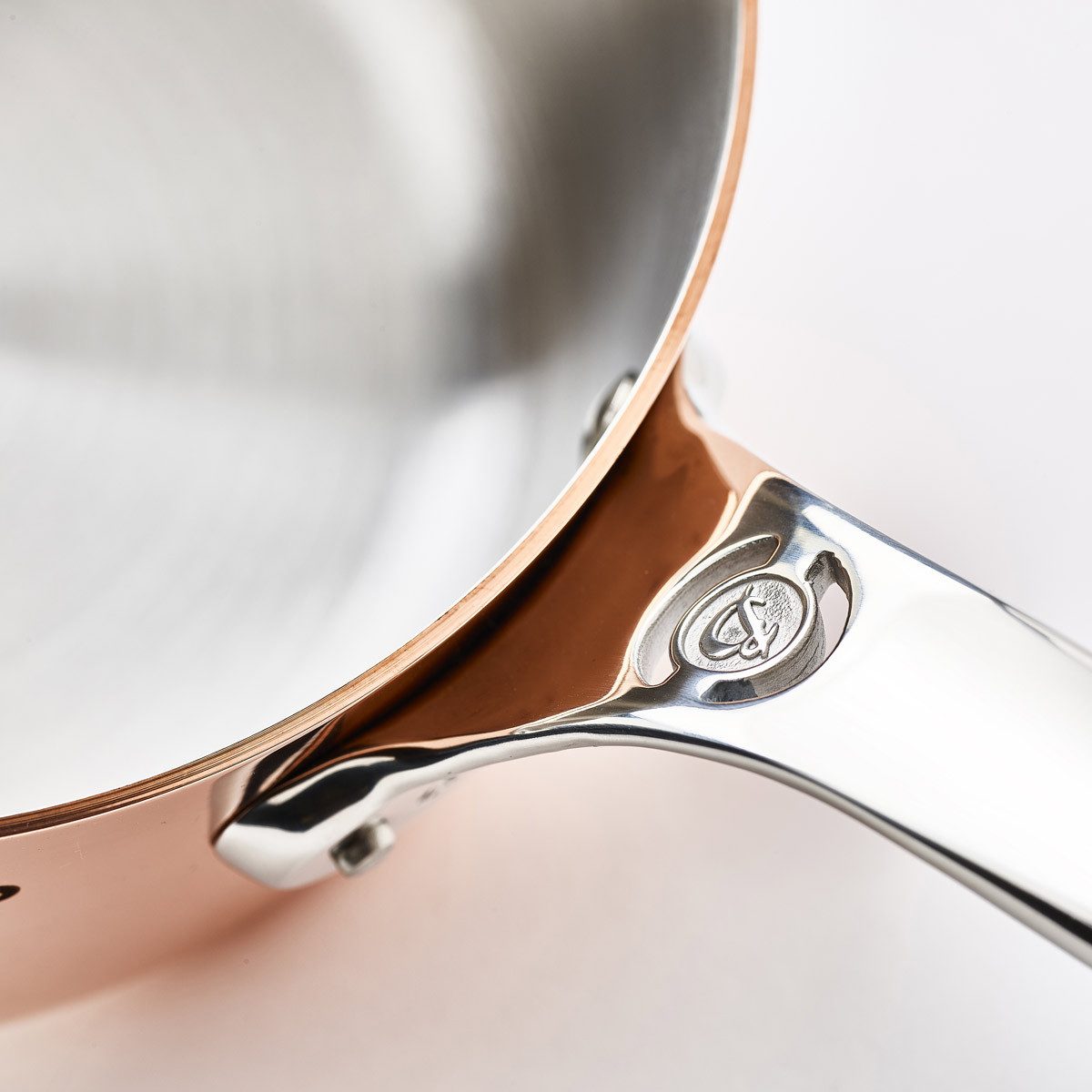 de Buyer Kasserolle Prima Matera, Kupfer-Stiel 24 cm / 6,0 L induktionsgeeignet -