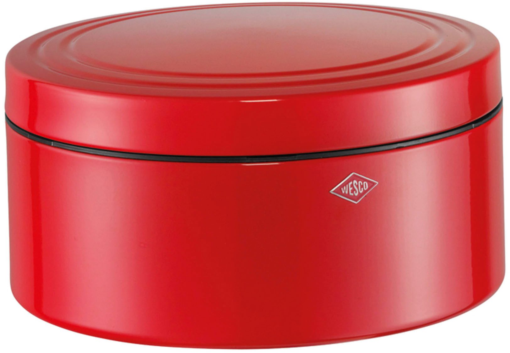 WESCO Keksdose Classic Line - Gebäckdose, Stahlblech, (1-tlg), Dose mit Deckel & Kunststoffring / schließt dicht, 4 L