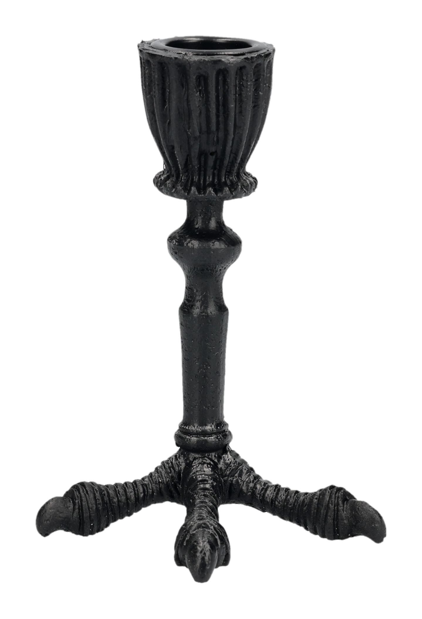 Figuren Shop GmbH Kerzenhalter Rabenklauen Kerzenhalter – Gothic Deko Ritualständer 12 cm Dekoration