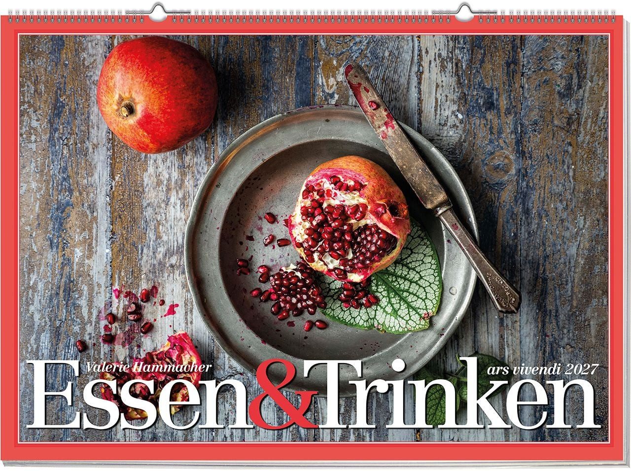 ars vivendi Wandkalender Essen & Trinken 2027