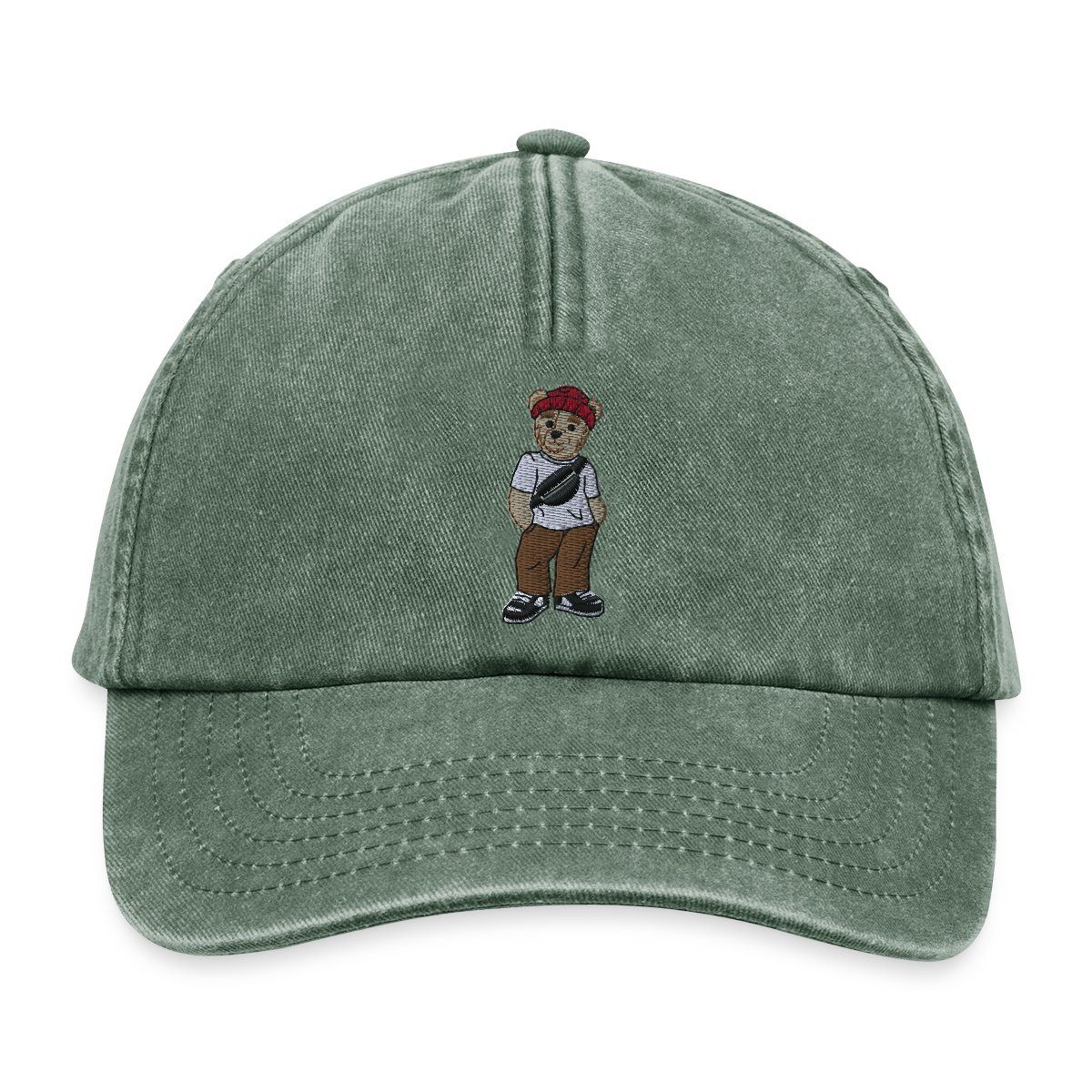 Spreadshirt Baseball Cap Gestickter Teddy Im günstig online kaufen
