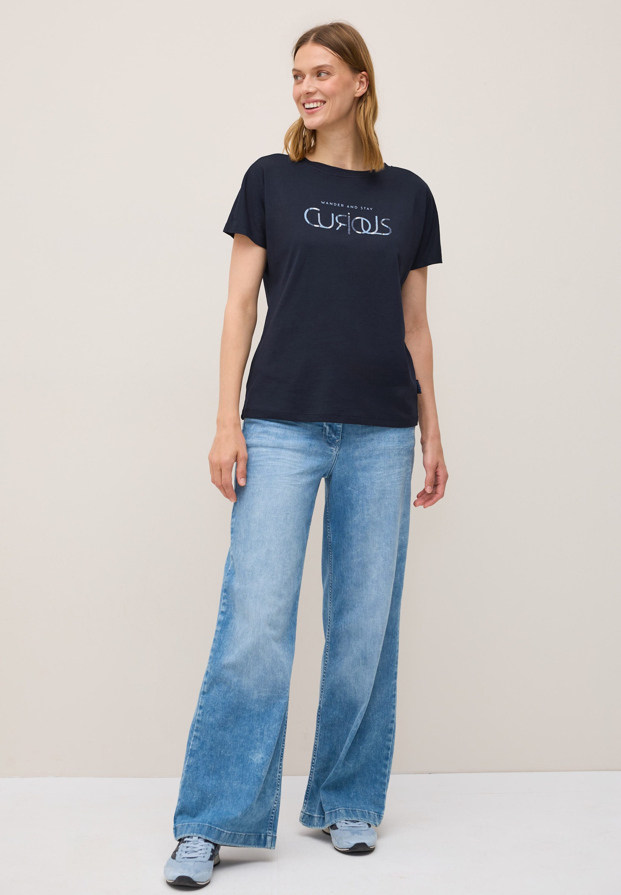 CECIL T-Shirt im soften Baumwoll-Mix