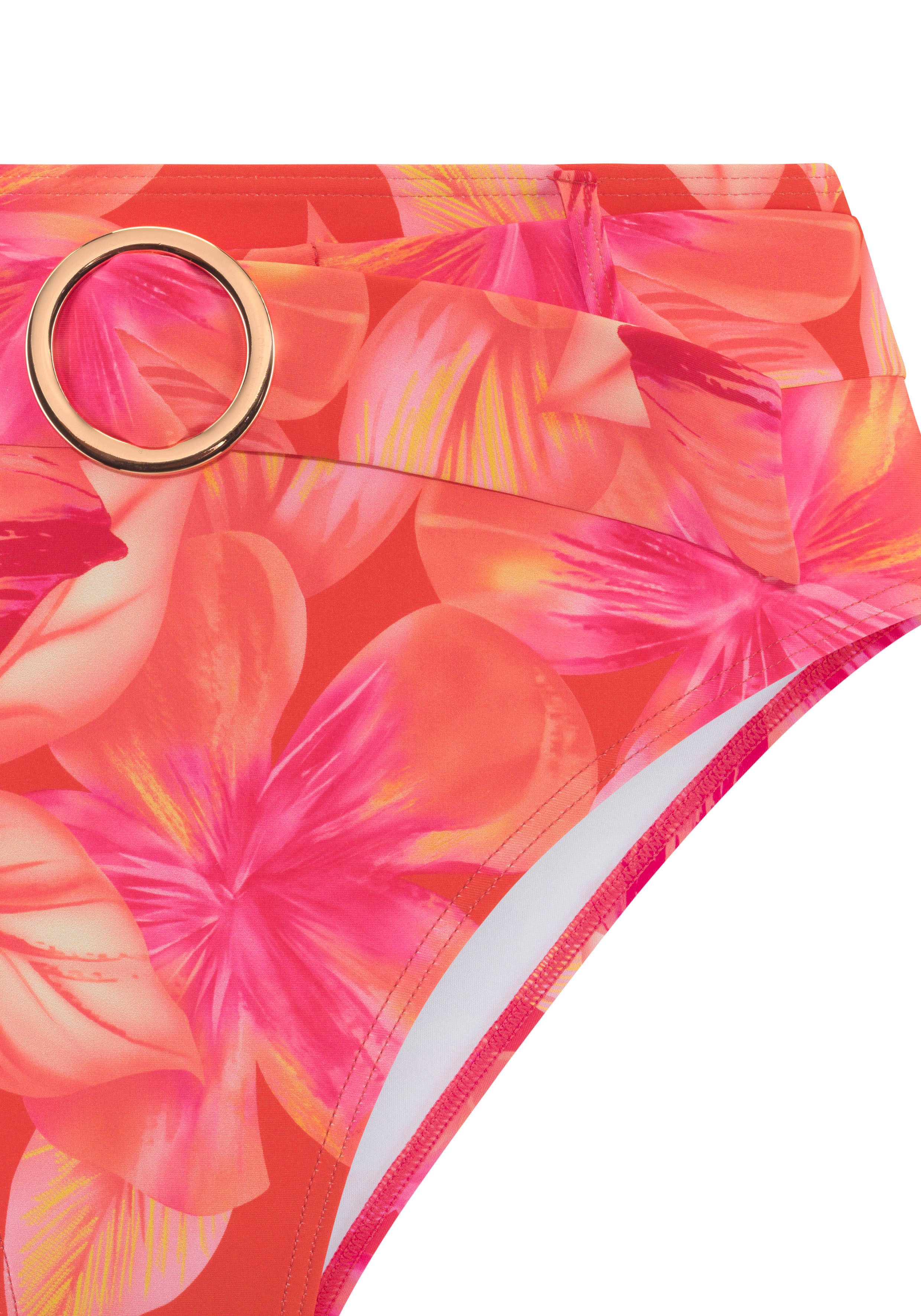 s.Oliver Highwaist-Bikini-Hose Jayce mit breitem Gürtel