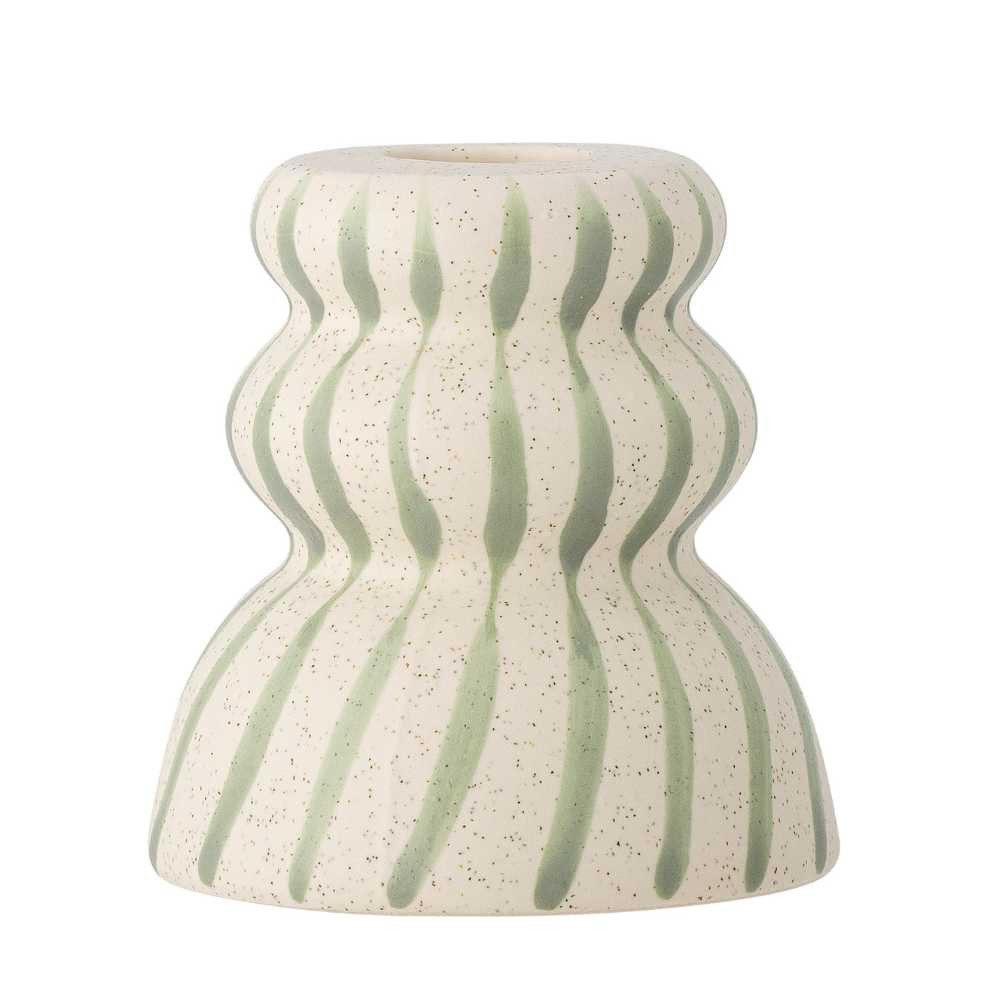 Kerzenhalter Bloomingville Kerzenhalter GABIN Natur Grün 8x8 cm
