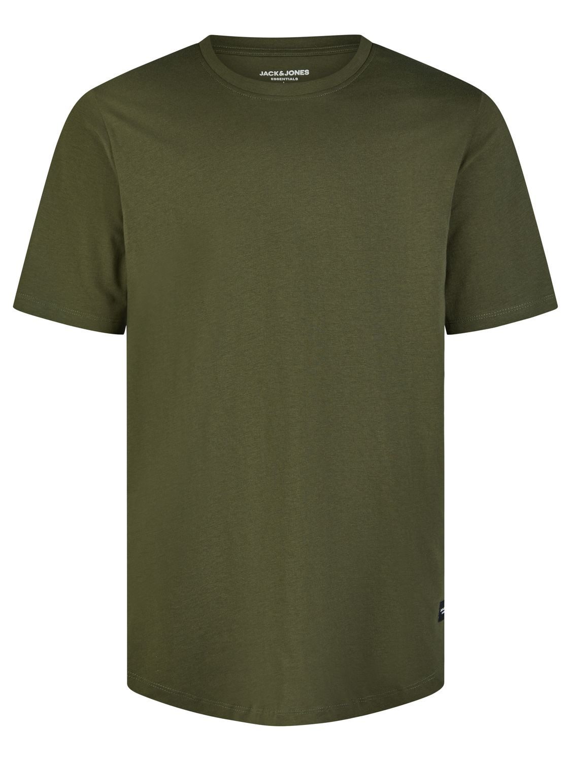 Jack & Jones T-Shirt Herren Basicshirt JJENOA 3er Pack Regular Fit (Vorteilspack, 3-tlg) Kurzarm Tee Shirt mit Rundhalsausschnitt aus 100% Baumwolle – Bild 4 von 5