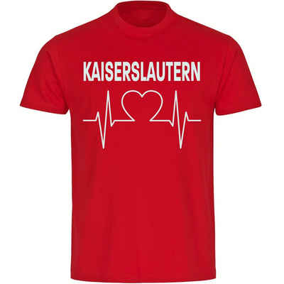 multifanshop T-Shirt Kinder Kaiserslautern - Herzschlag - Boy Girl