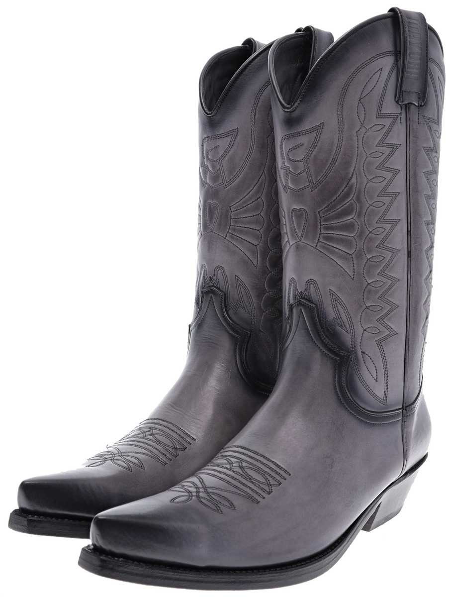 Mayura Boots VINTAGE 1920 Grau Ковбойские Rahmengenäht