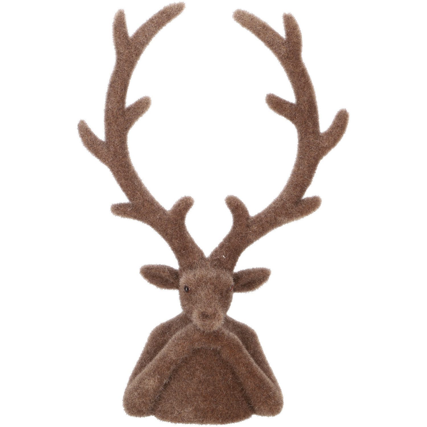 Macosa Home Dekofigur Hirsch Büste vers. Farben modern 30 cm (1 St., Herbst Winterdekoration Wohnaccessoire), Dekohirsch Dekobüste Dekofigur Skulptur