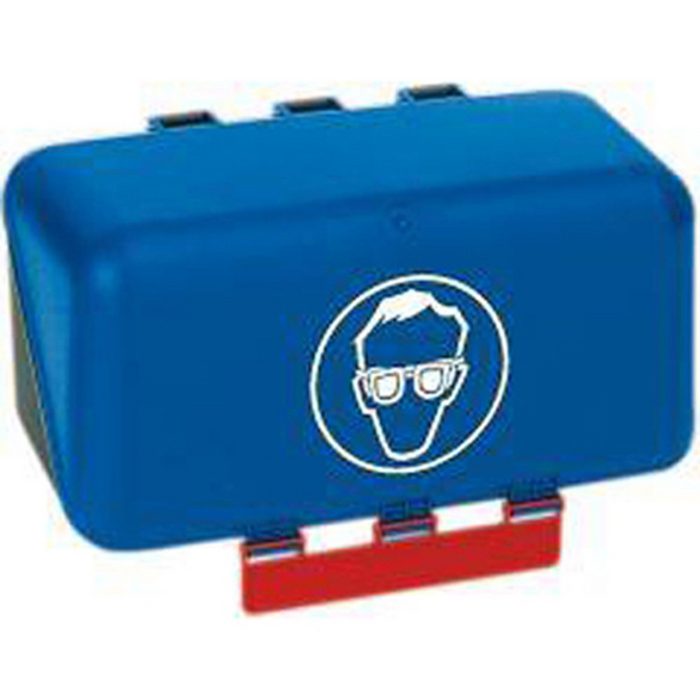 GEBRA Aufbewahrungsbox SECU-Box Mini Standard für Augenschutz blau Schutzbox Schutzbrillen