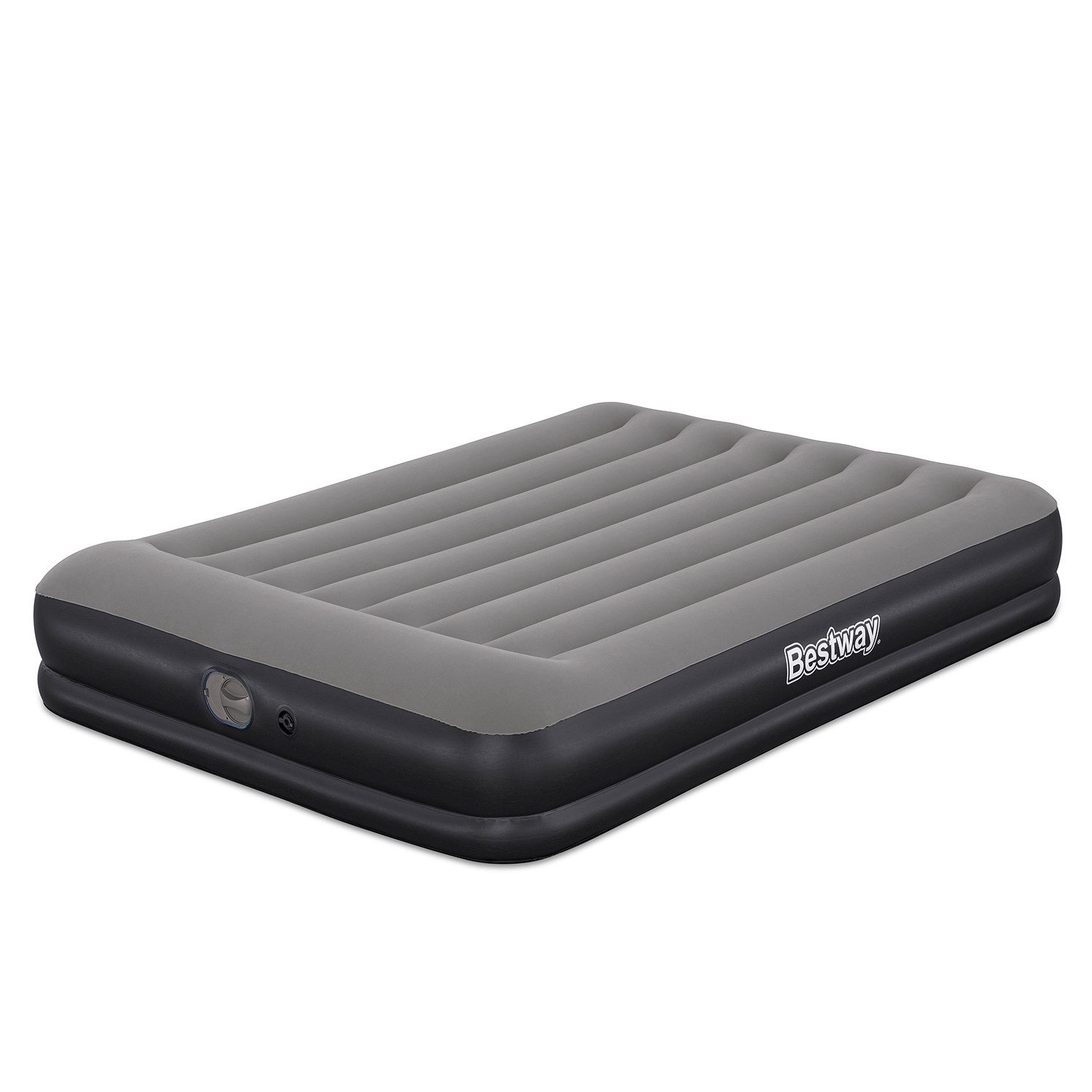 Bestway Luftbett TriTech, (Packung, 1-tlg., mit USB-Elektropumpe 203 x 152 x 36 cm), in 300 - 360 Sek. aufgepumpt