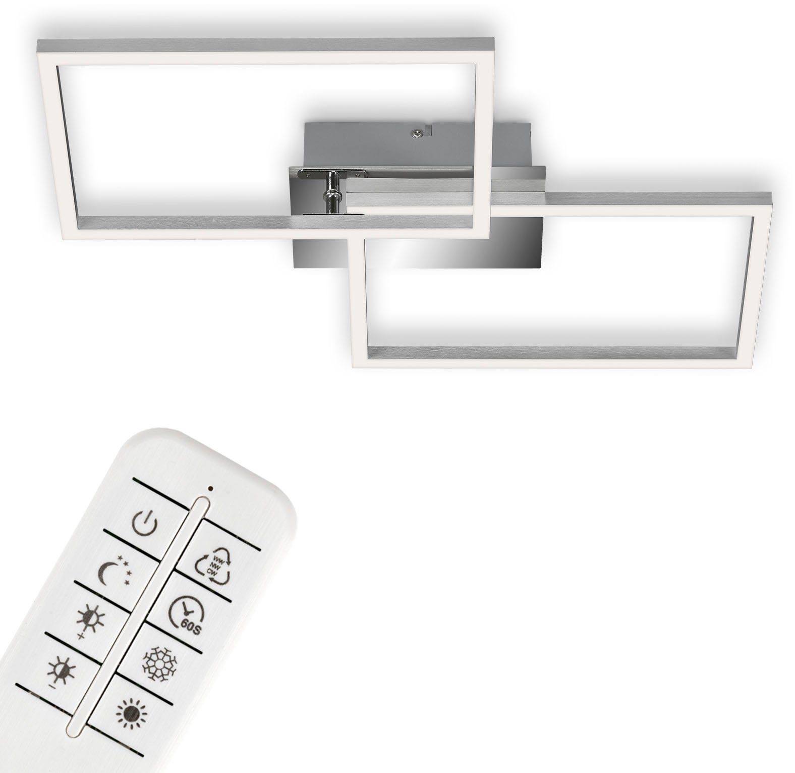 Briloner Leuchten LED Deckenleuchte 3149018 FRAME, CCT - über Fernbedienung günstig online kaufen