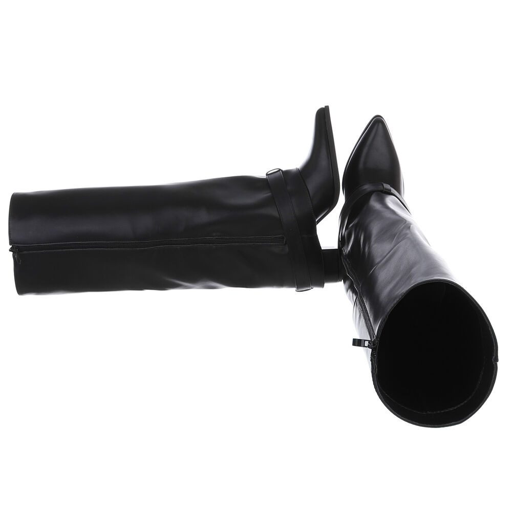 Ital-Design Elegante Stiefel mit Schnalle für Damen, Alltag und Freizeit Hi günstig online kaufen