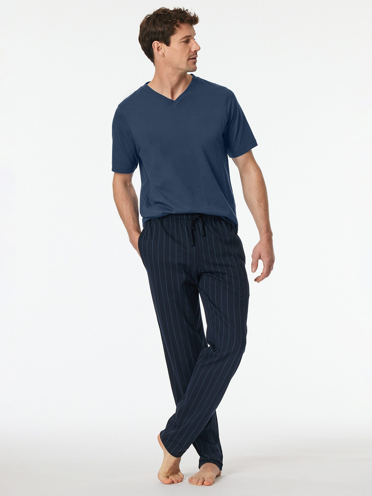 Schiesser Pyjamahose Mix Relax schlaf-hose pyjama schlafmode günstig online kaufen