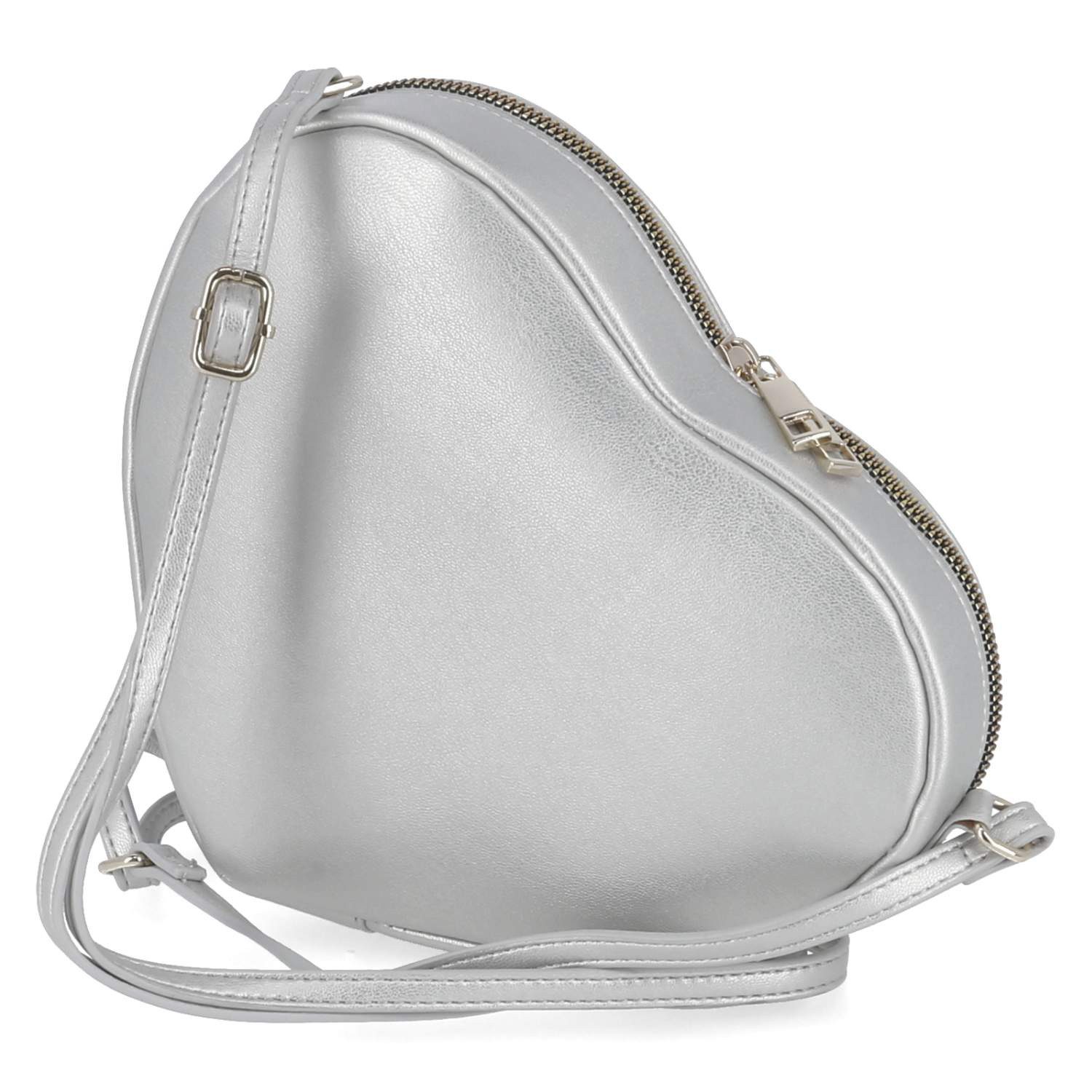 Fräulein Frida Handtasche Fräulein Frida FF2065,830 Damen Umhängetaschen Synthetik silber