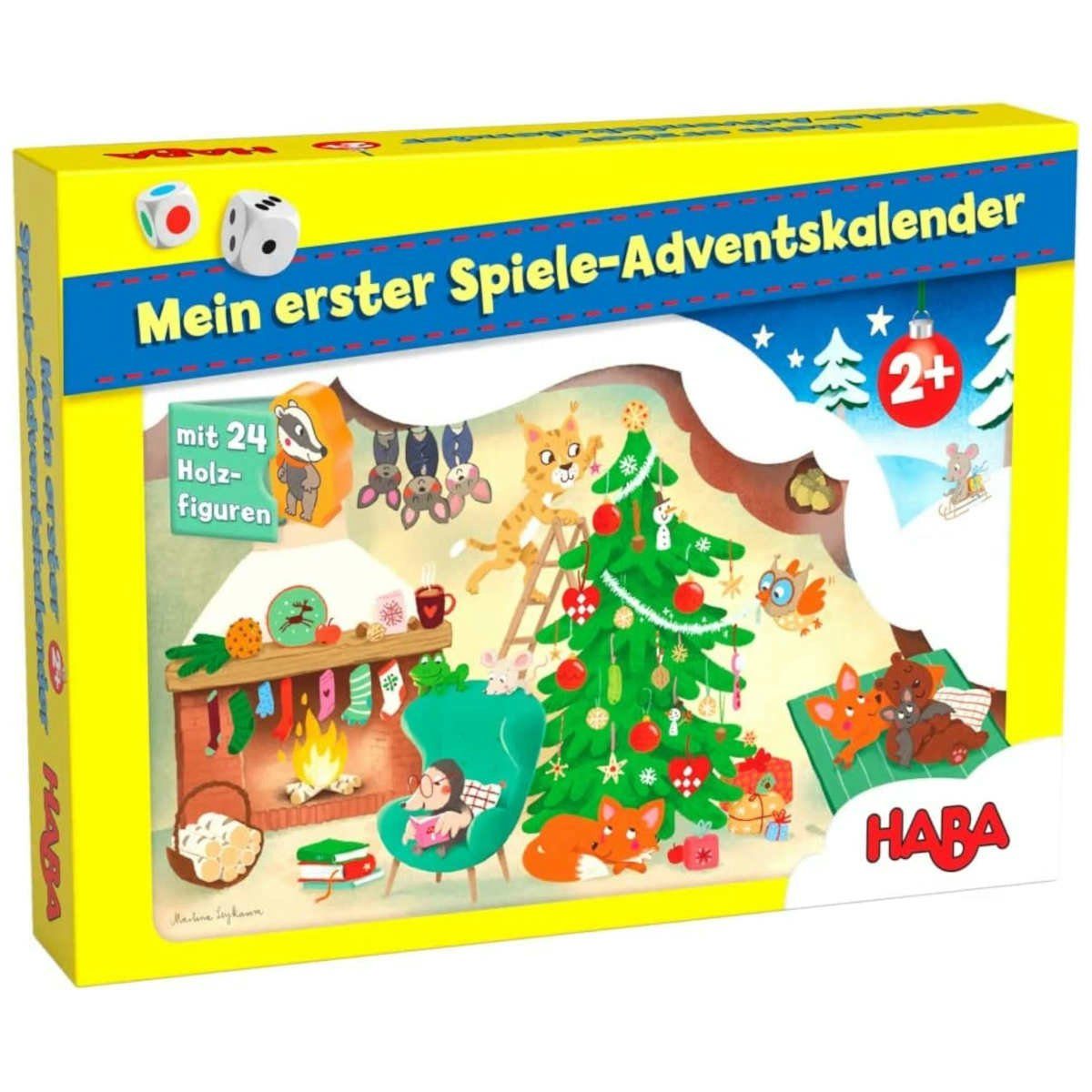 Kopfkissen Haba Mein Spiele-Adventskalender, erster Haba