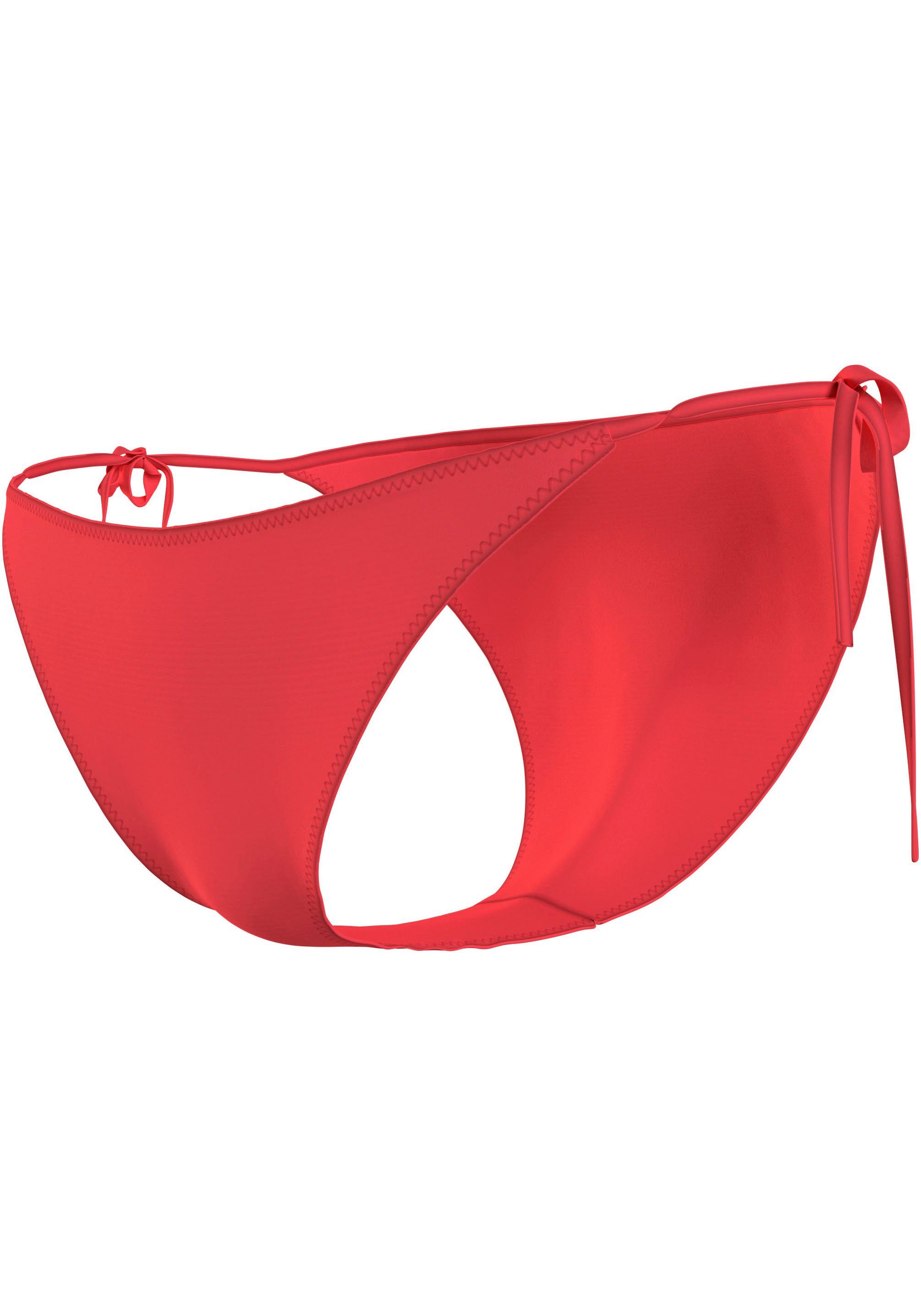 Calvin Klein Swimwear Bikini-Hose STRING SIDE TIE mit großem Logo hinten