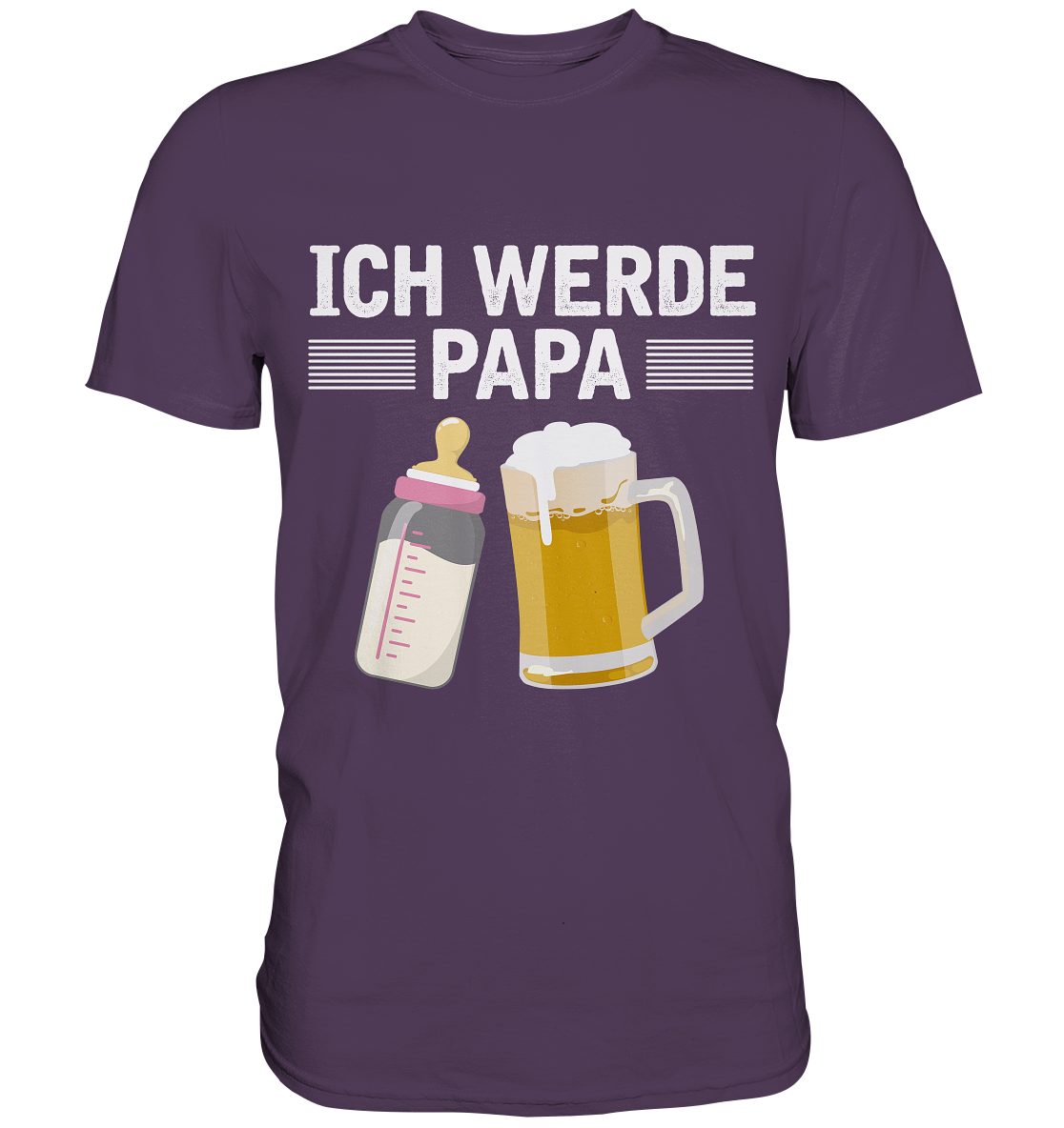 T-Shirt Ich werde Papa Herren Premium T-Shirt