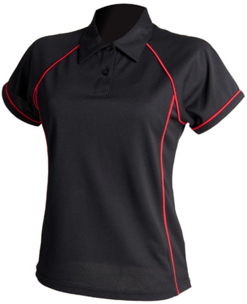 Finden+Hales Poloshirt Ladies Piped Performance Damen günstig online kaufen