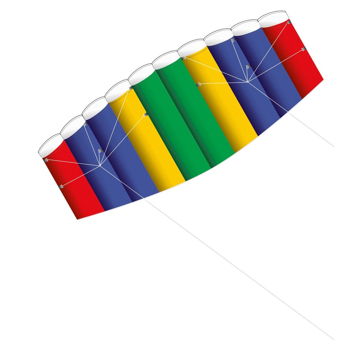 Paul Günther Flug-Drache Lenkdrachen Raver 100 100x45cm Polyester mit Tasche
