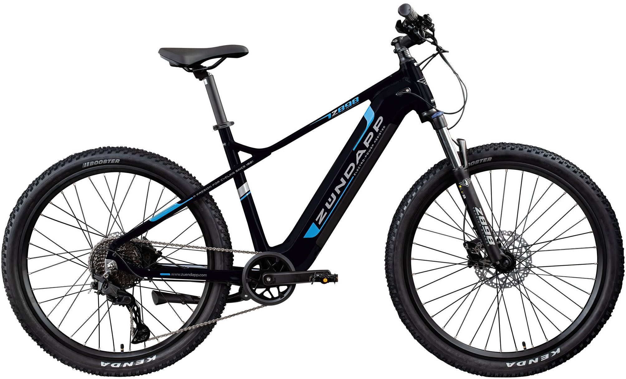 Zündapp E-Bike Mountainbike Z898, 10 Gang, Kettenschaltung, Heckmotor, 540 Wh, E-Bike E Mountainbike 27,5 Zoll Pedelec 170 - 190 cm Hardtail MTB