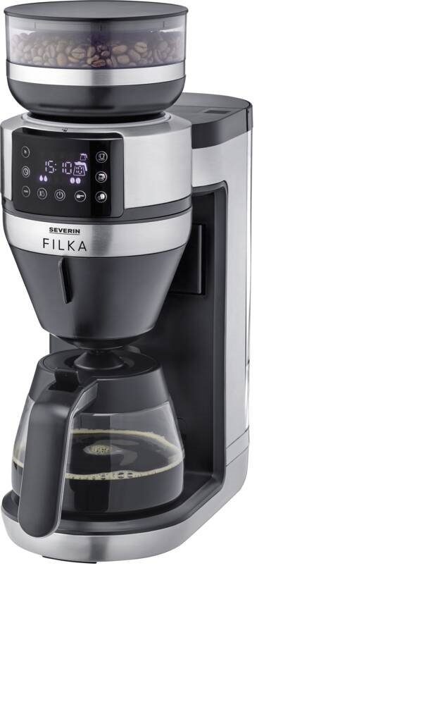 Filka integrierter KA4850 Severin Timer und Kaffeemühle Filterkaffeemaschine mit Severin