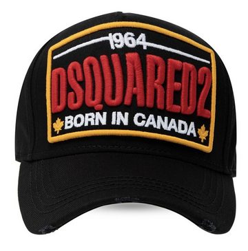 Dsquared2 Baseball Cap Dsquared2 Oversized Fighter Patch Logo Baseballcap Cap Kappe Basebalka