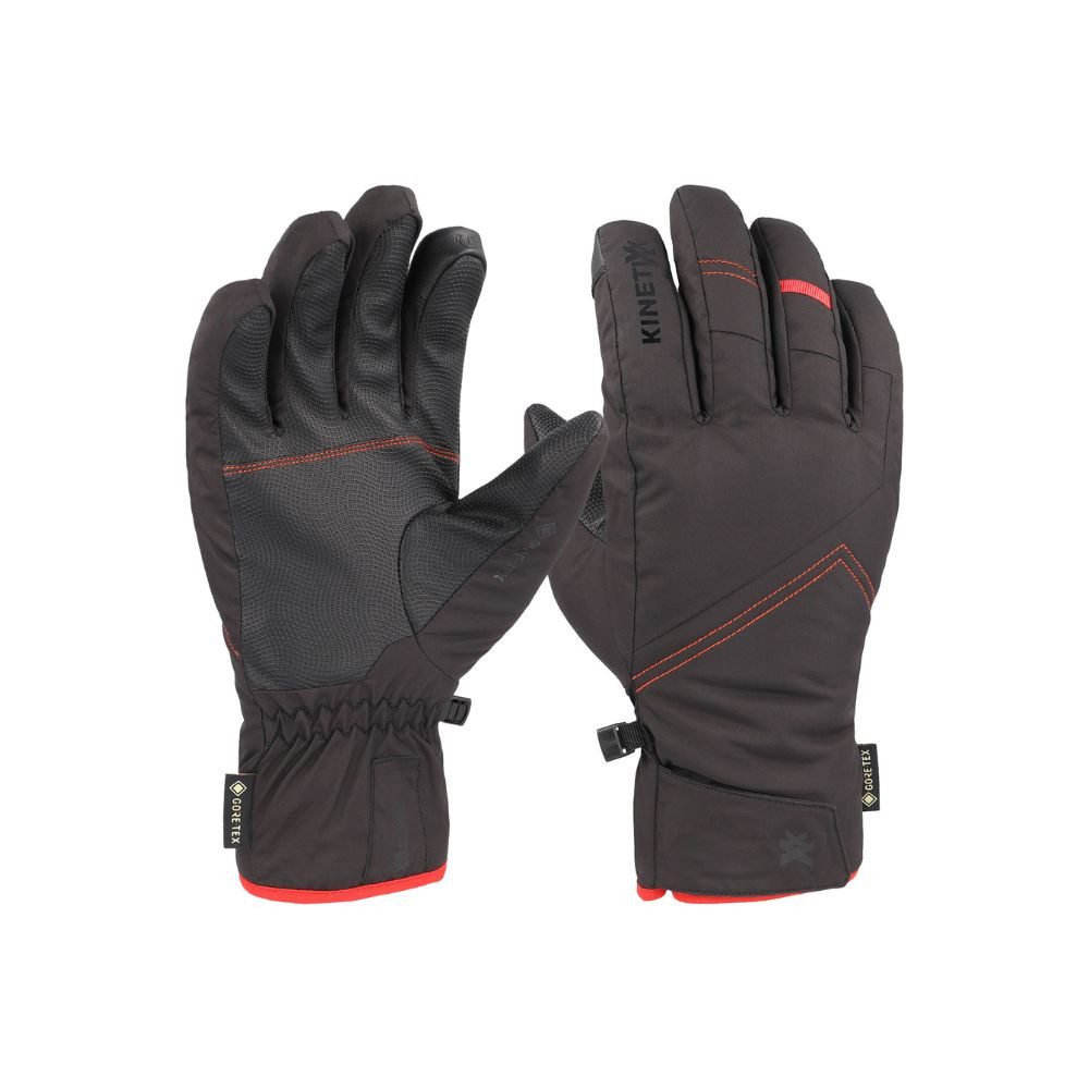 Kinetixx Skihandschuhe Warme Kinder-Skihandschuhe Savin Junior GTX®, KinetiXx (in schwarz oder blau) Wasserabweisend, Grip, Kälteschutz, Winddicht, Touchscreen kompatibel