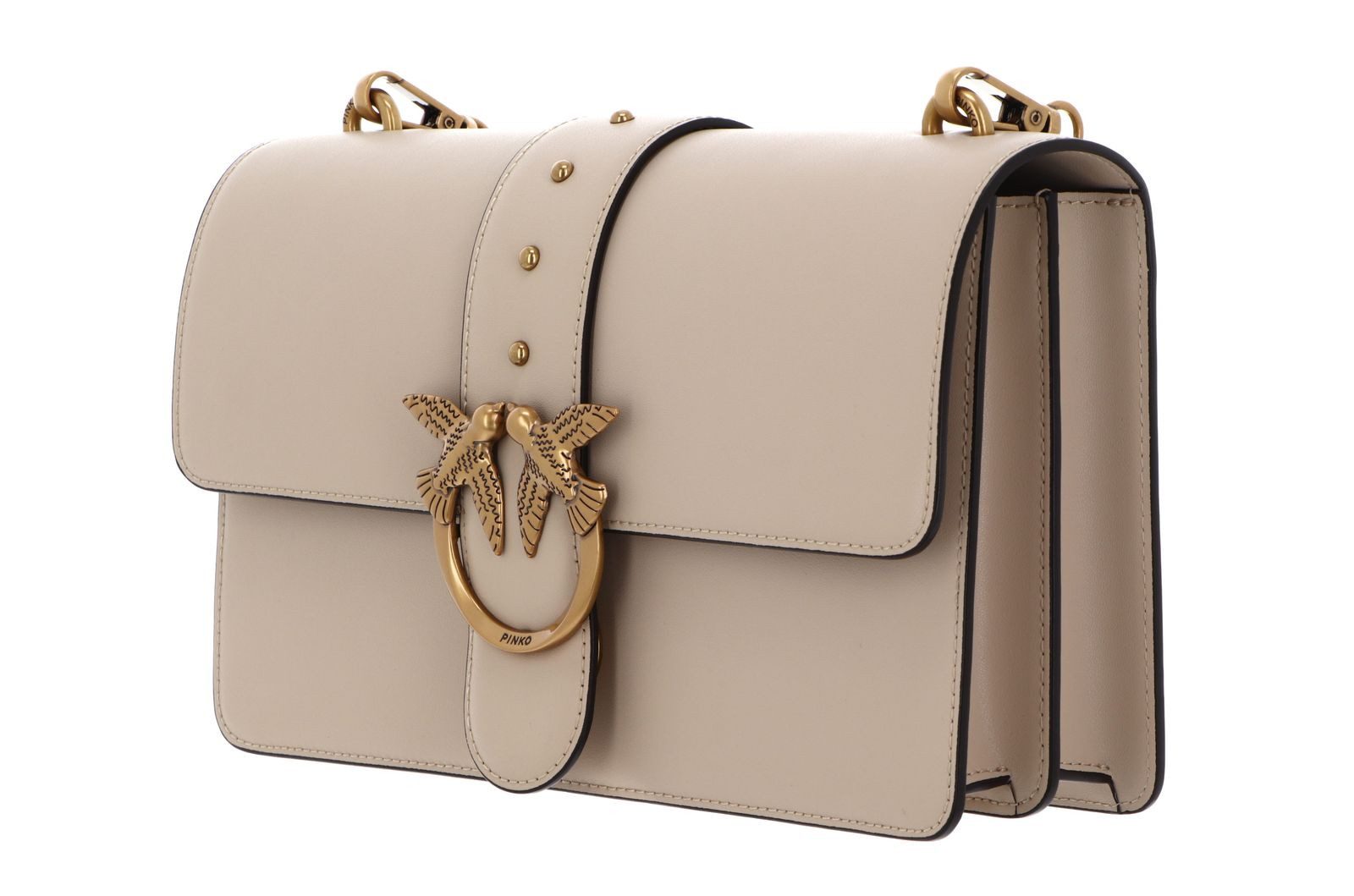 PINKO Umhängetasche Classic ST. CL., aus echtem Rindsleder
