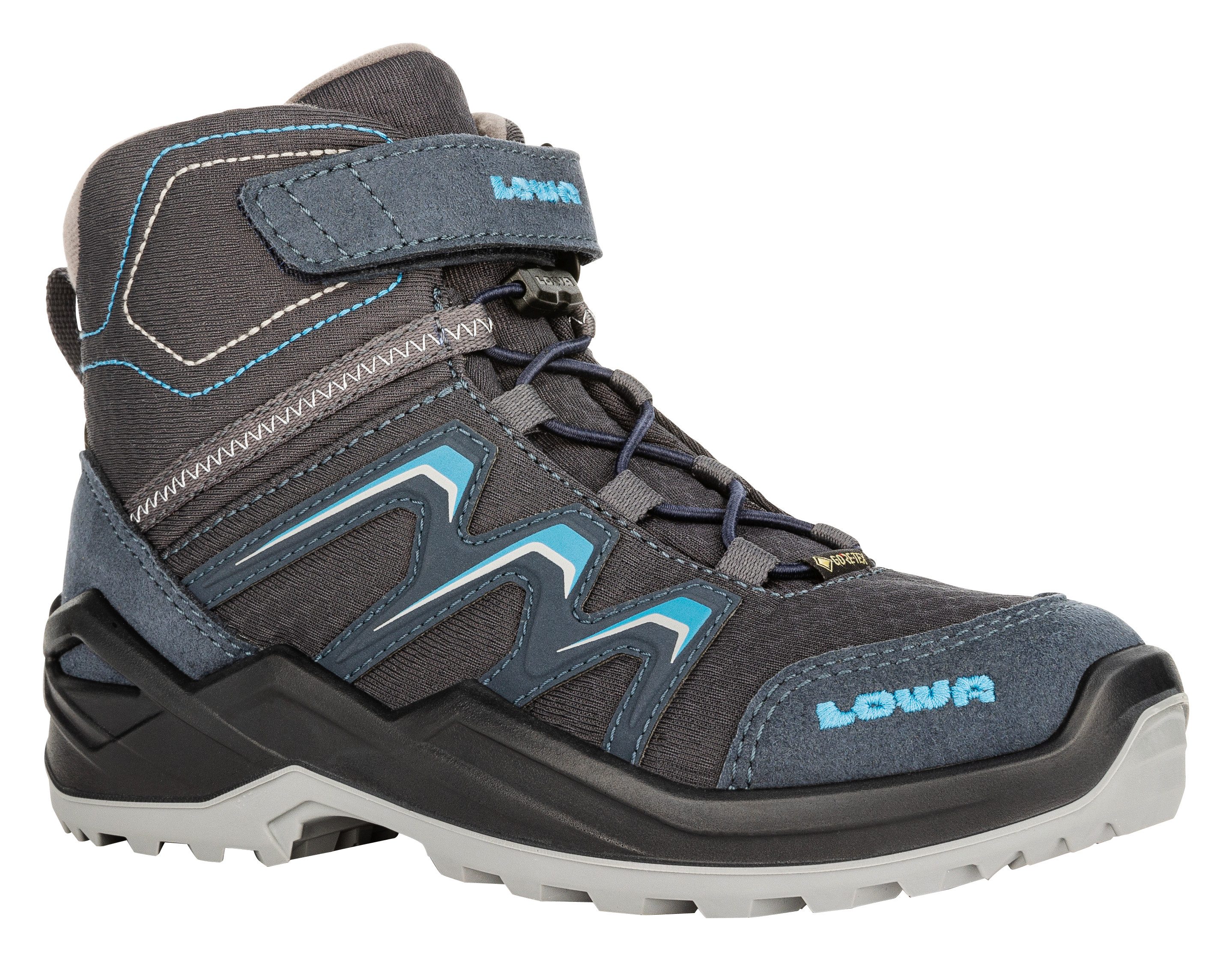 Lowa MADDOX WARM GORE-TEX MID JR Winterstiefel Winterschuhe, Winterboots, wasserdicht, gefüttert, mit Klettverschluss